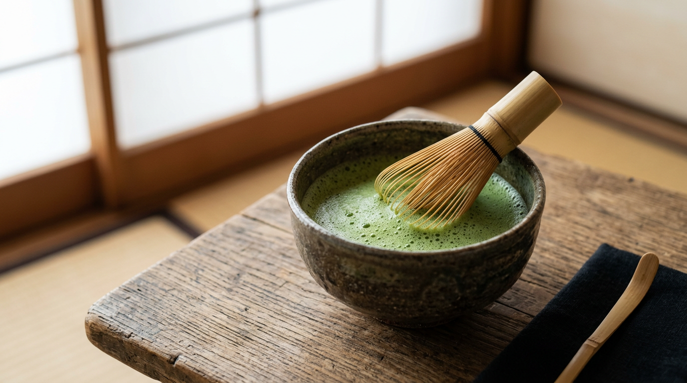 Traditional ceremonial matcha